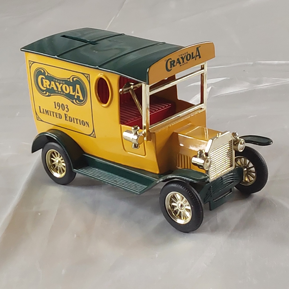 1903 Crayola Limited Edition Diecast Car Coin Bank